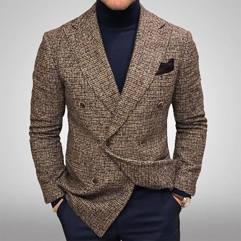 mens casual British gentleman jackets suits Mens style suit