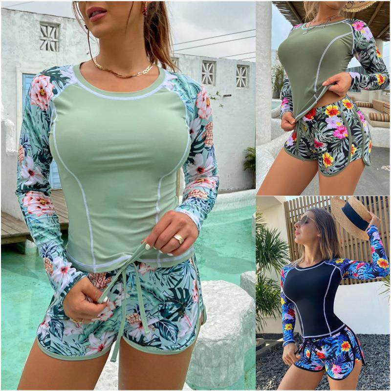 Diving surfing protection suit boxer sleeve women sun