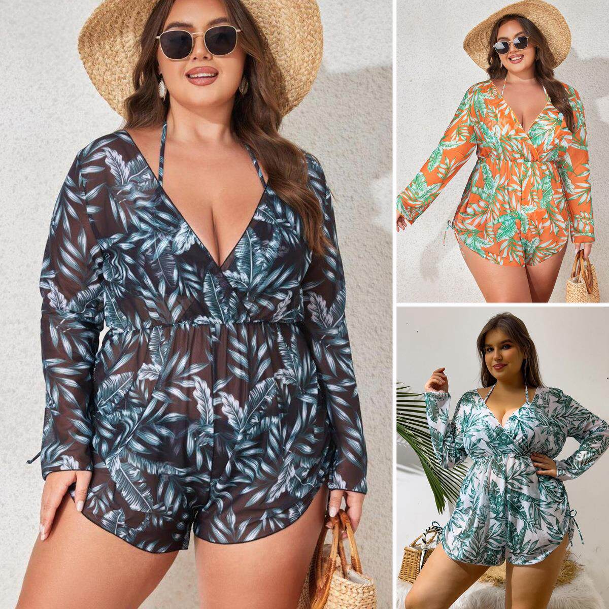 size boxer two-piece for women for slim skirt swimsuit