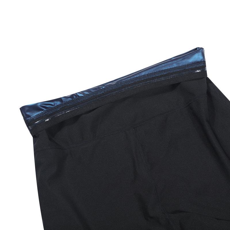 shorts tight elastic high polyester sweat fitness mens