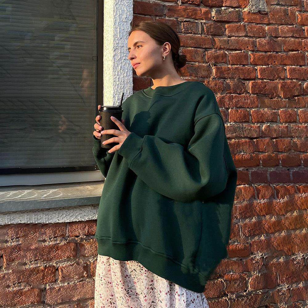 Neutral style sweatshirt fashion trend womens clothing