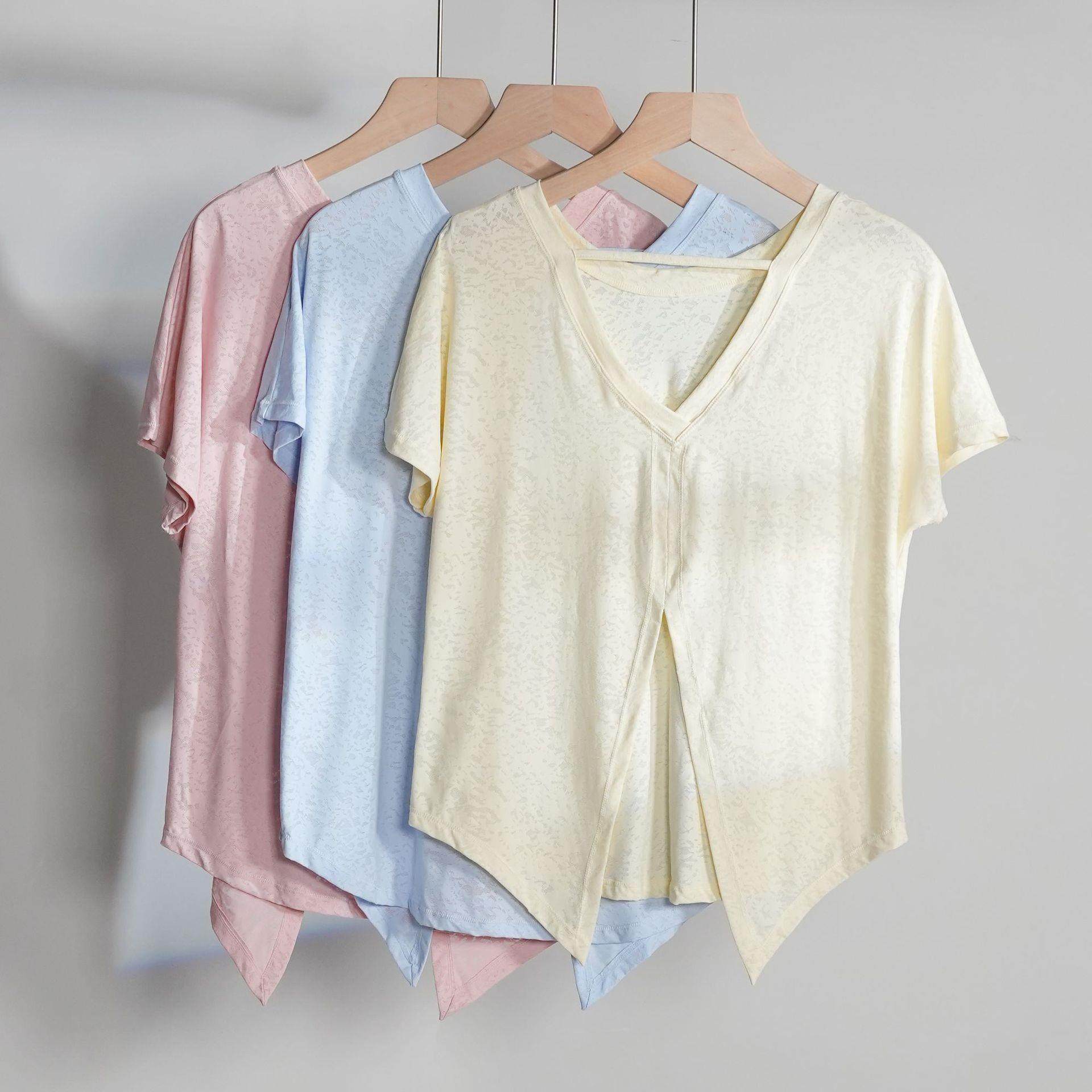 blouse T-shirt casual quick-drying womens sleeve short yoga