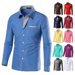 casual size fit Large fashion shirt youth sleeve mens