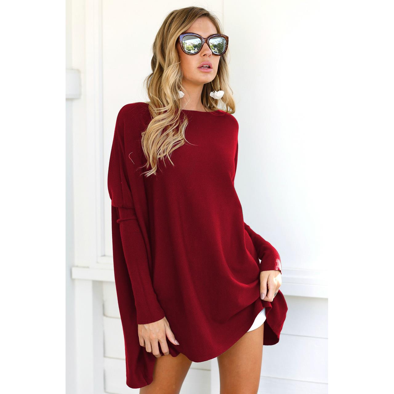 Bottoming T-shirt top solid knitted fleece cuff womens