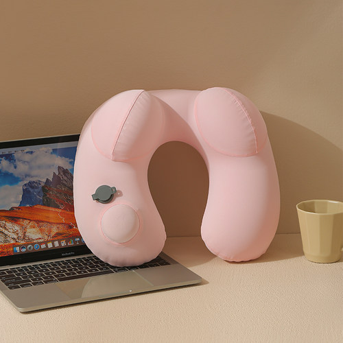 旅行神器充气u型枕便携高铁飞机