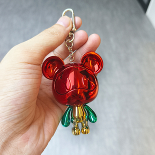 星际熊可爱大头熊挂件关节可动百搭潮玩钥匙扣送男友送女友礼物