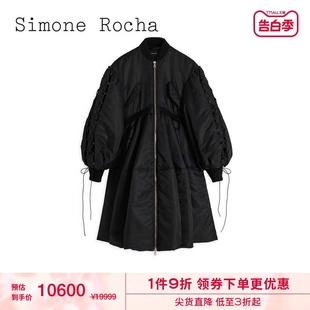 廓形袖 大衣2023秋冬新品 Rocha女装 Simone 摩登气场拉链外套