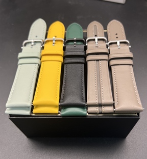 适用小米华为智能手表真皮通用表带s1pros2s3s4原装 22mm腕带 同款