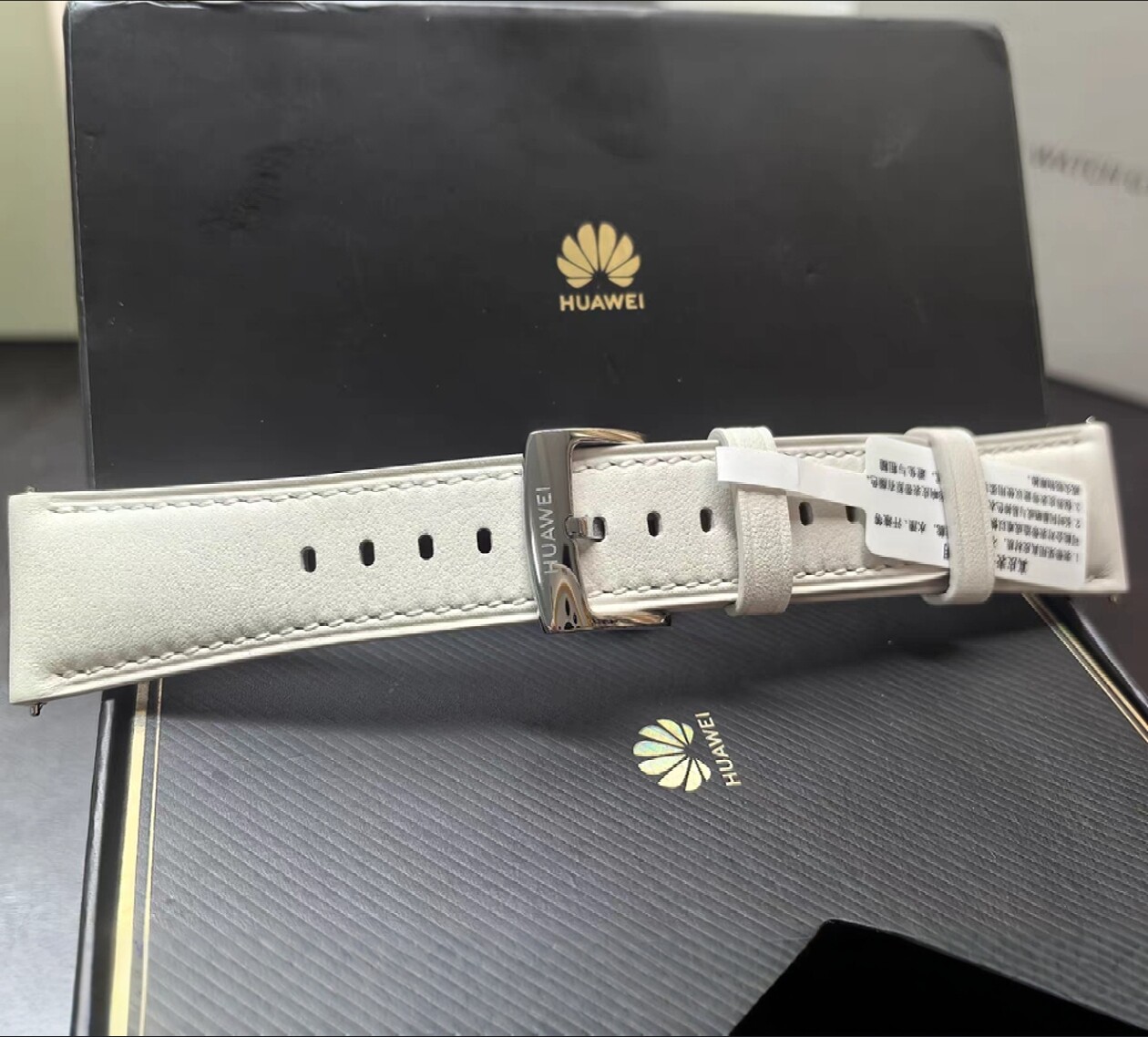 原装原厂拆机正品watch4金星白男女同款22L真皮表带46mm腕带22mm