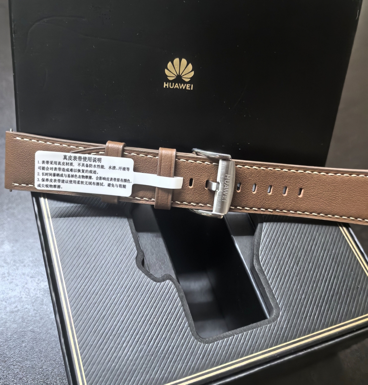华为原装拆机真皮表带正品腕带Watch4pro/3pro/watch3/GT3pro/GT4