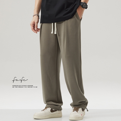 FAFC铜氨丝柔软顺垂直筒卫裤