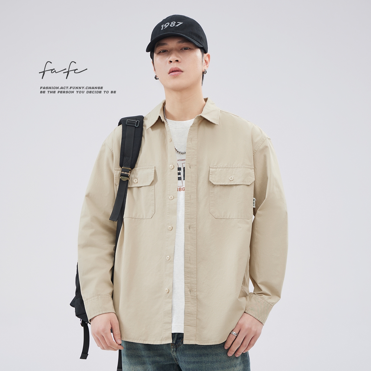 FAFC亲肤舒适重磅衬衫外套