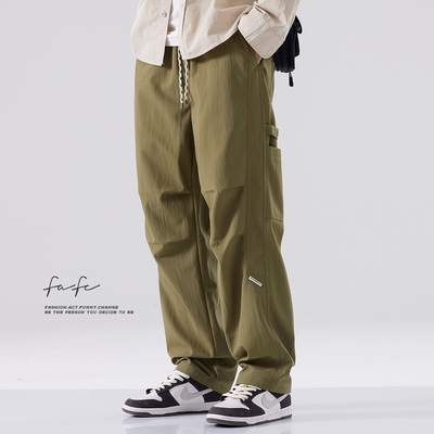 FAFC柔软亲肤直筒伞兵休闲裤
