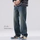 宽松直筒牛仔裤 男款 美式 FAFC2024秋冬季 高街复古潮牌水洗阔腿长裤