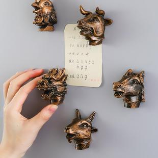 圆明园十二生肖兽首国博冰箱贴 北京院文创旅收藏纪念游伴手礼