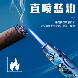 中邦充气打火机防风喷火枪高温直冲焊枪点雪茄艾灸艾条专用点火器