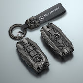 奔驰钥匙套2024款 e300l高档glb220金属glc260车a200l壳gle350扣男