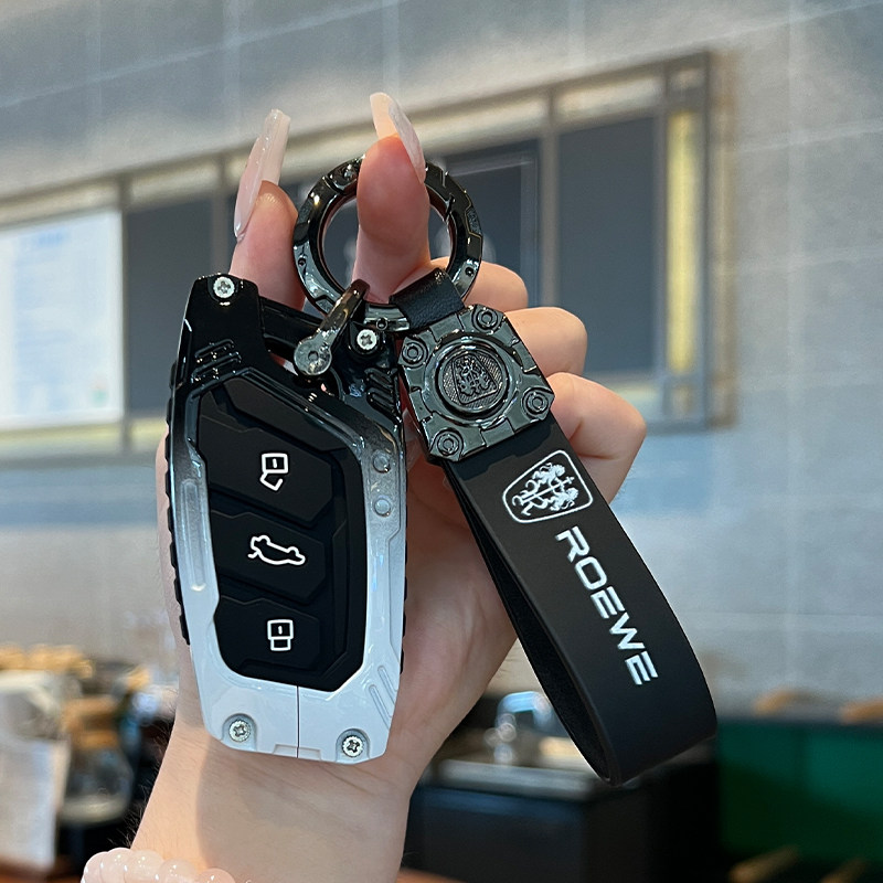 荣威rx5钥匙套i5新款i6高档rx5plus汽车D7科莱威rx5max壳rx3扣d6