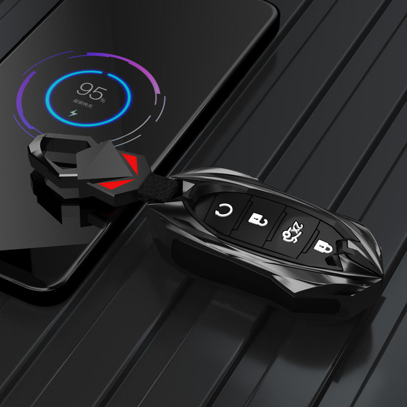 炫酷机甲长安cs95钥匙套锌合金