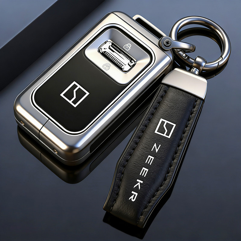 极氪钥匙套金属质感拉满按键精准