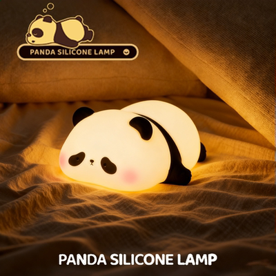 {egogo}胖达熊猫小夜灯柔和卧室床头灯氛围灯伴睡起夜喂奶柔光灯