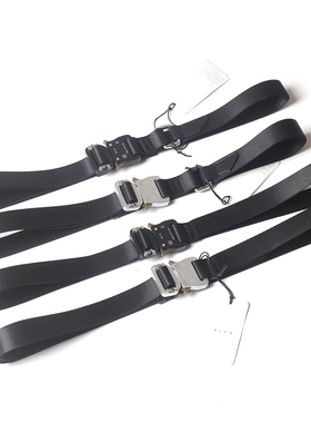 真香 牛货1017 alyx腰带 9sm男女情侣原创 黑色现货机能锁扣皮带