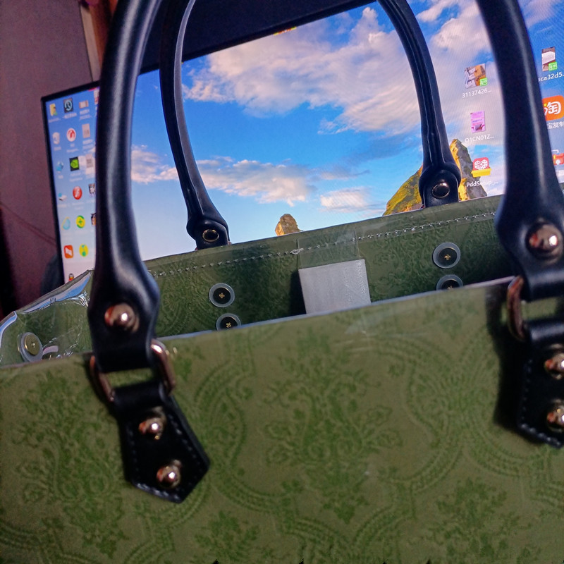 纸袋改造手拎包材料diy手工配件