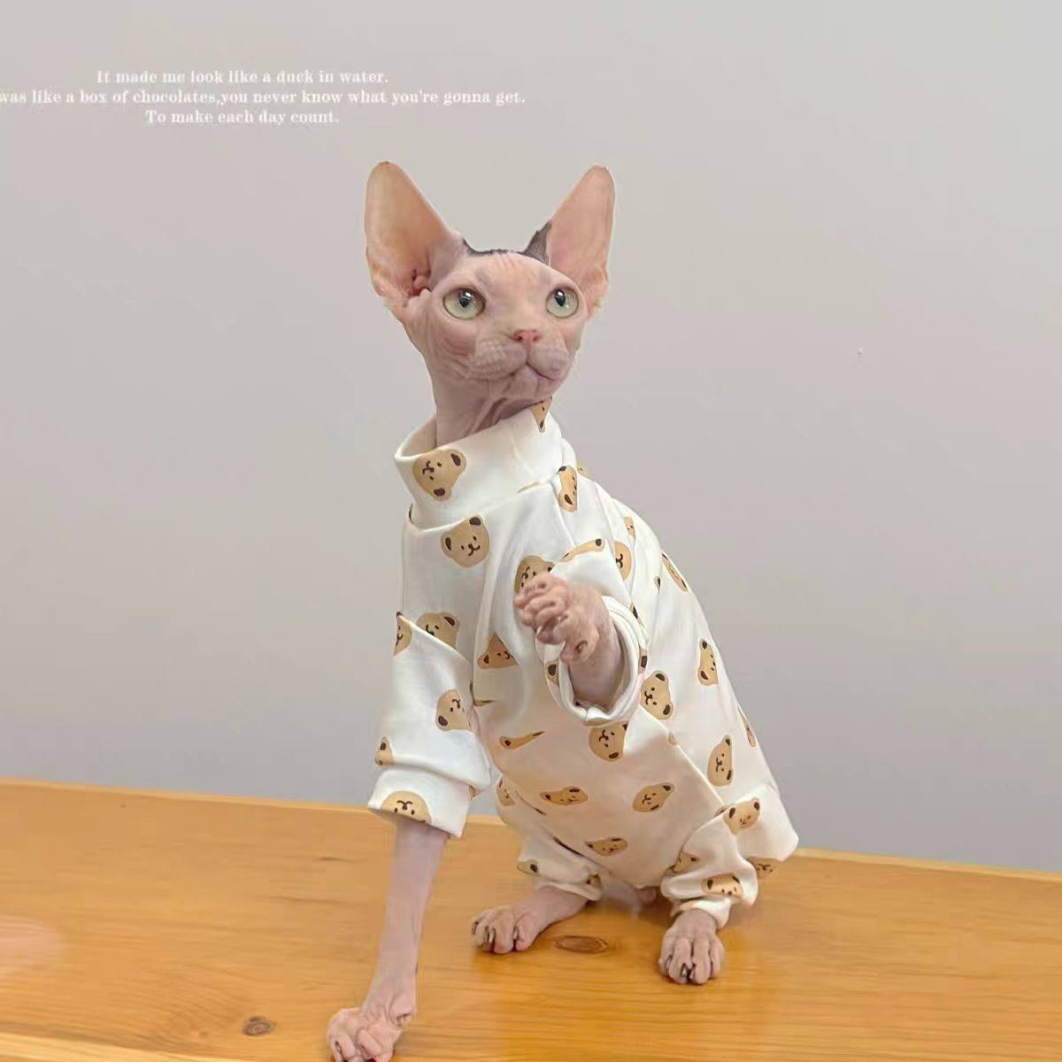 宠物薄款四脚衣连体空调服斯芬克斯德文猫咪衣服猫咪薄打底四脚衣,宠物/宠物食品及用品,猫宠物服装/雨衣（新）,淘宝优惠券,粉丝福利购,淘宝优惠卷