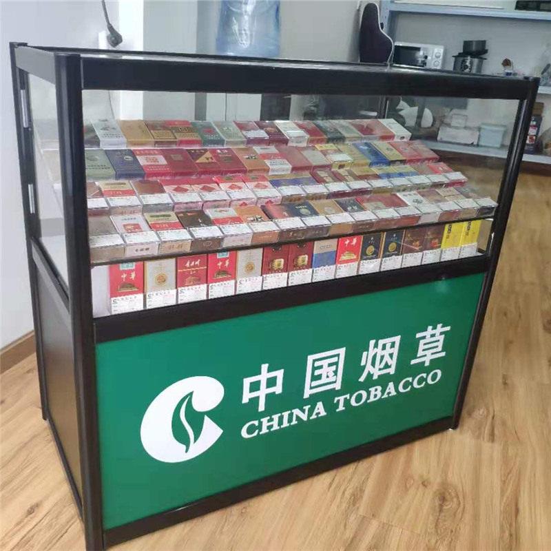 烟柜便利店超市香烟陈列柜烟酒行柜子小卖部玻璃展示柜多功能柜台