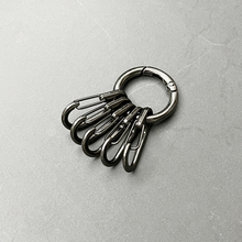 设计感小众金属个性钥匙扣男女高档挂件复古钥匙套绳弹簧钥匙圈环