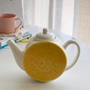 安木良品 可爱ins创意饼干造型陶瓷摆件下午茶冷水壶花茶壶 日单