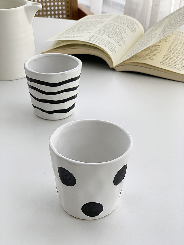 外贸出口茶杯咖啡杯手绘涂鸦