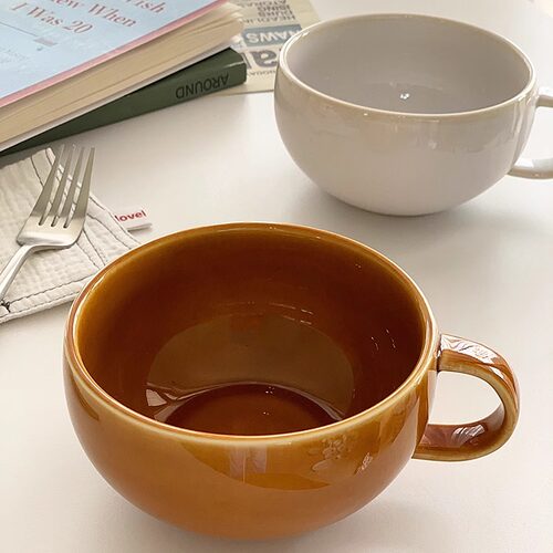 日本订单早餐酸奶麦片杯咖啡杯