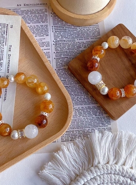 [金山银山]雪花幽灵黄金大颗粒珠子霸气大方金灿灿浓色胶花超耐看