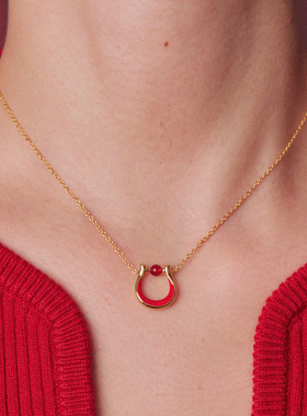 HERBE合璧 不停蹄项链马年本命年项链轻奢锁骨链新年礼物