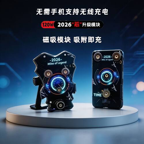 2026新款66瓦-120瓦超级快充外卖磁吸充电手机支架骑手全天满电用