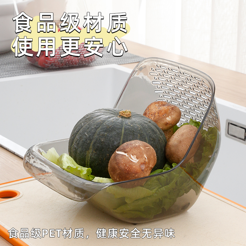 新款多功能沥水篮大容量加厚