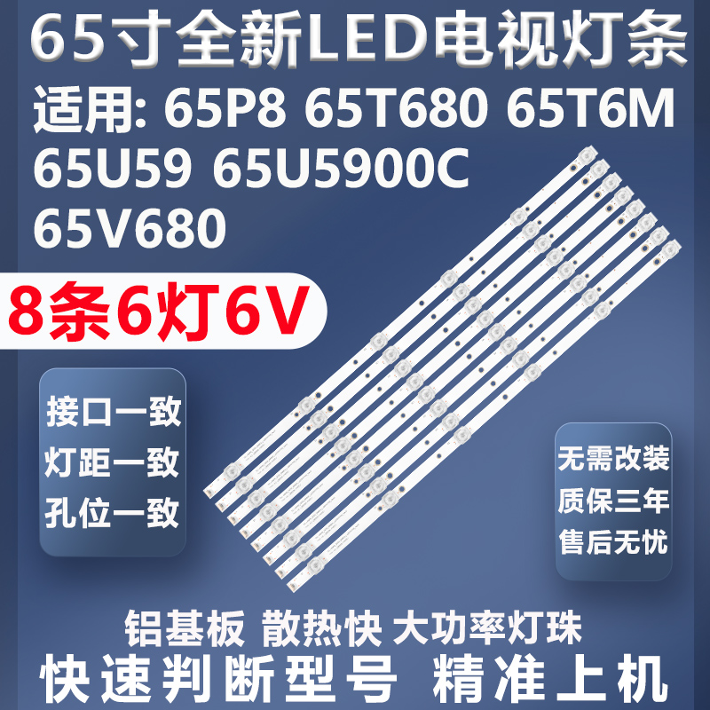 加厚铝基板TCL65P8灯条
