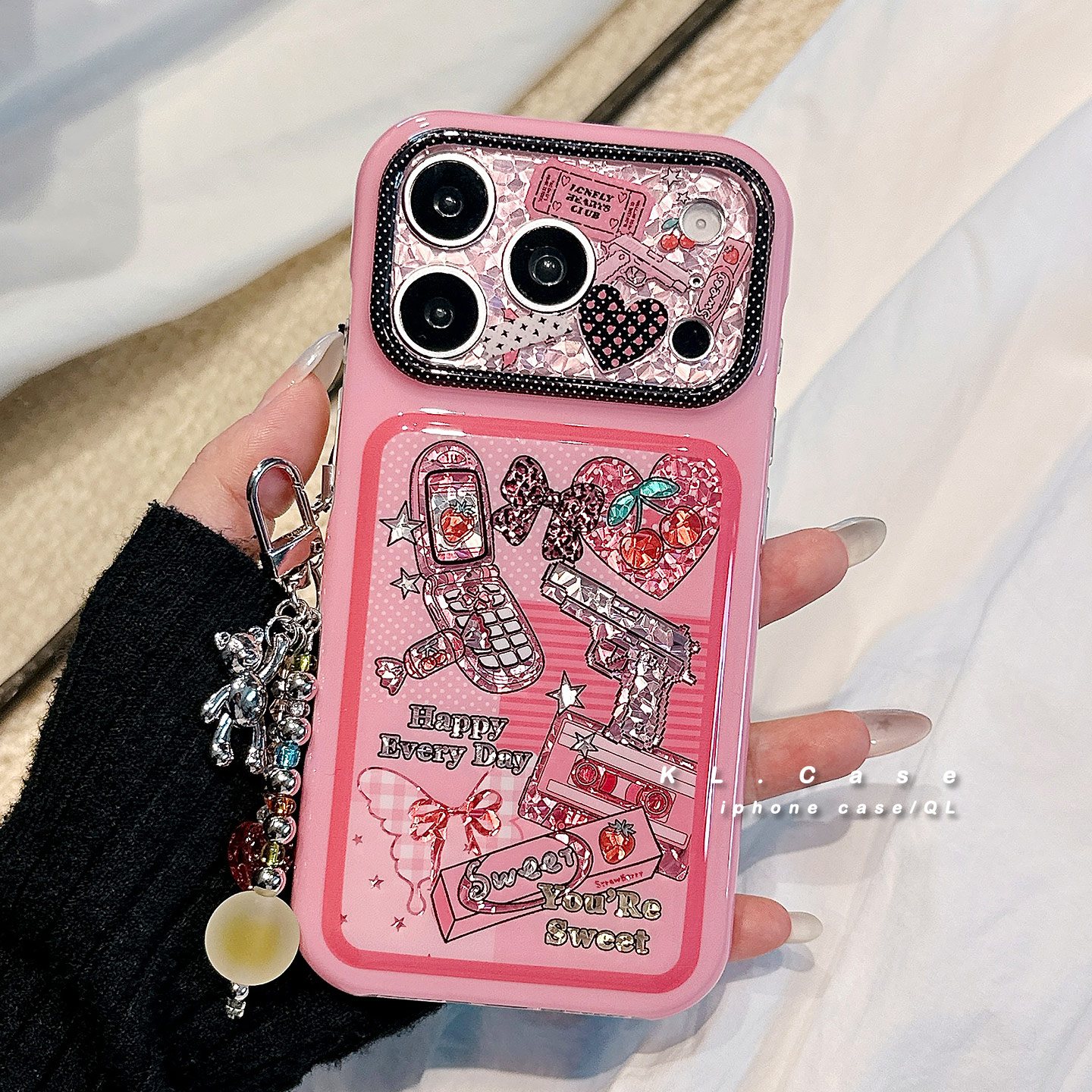 ins韩系少女心适用苹果17手机壳iPhone17promax新款16防摔保护套15硅胶17pro全包16pm小众高级感好看独特女软
