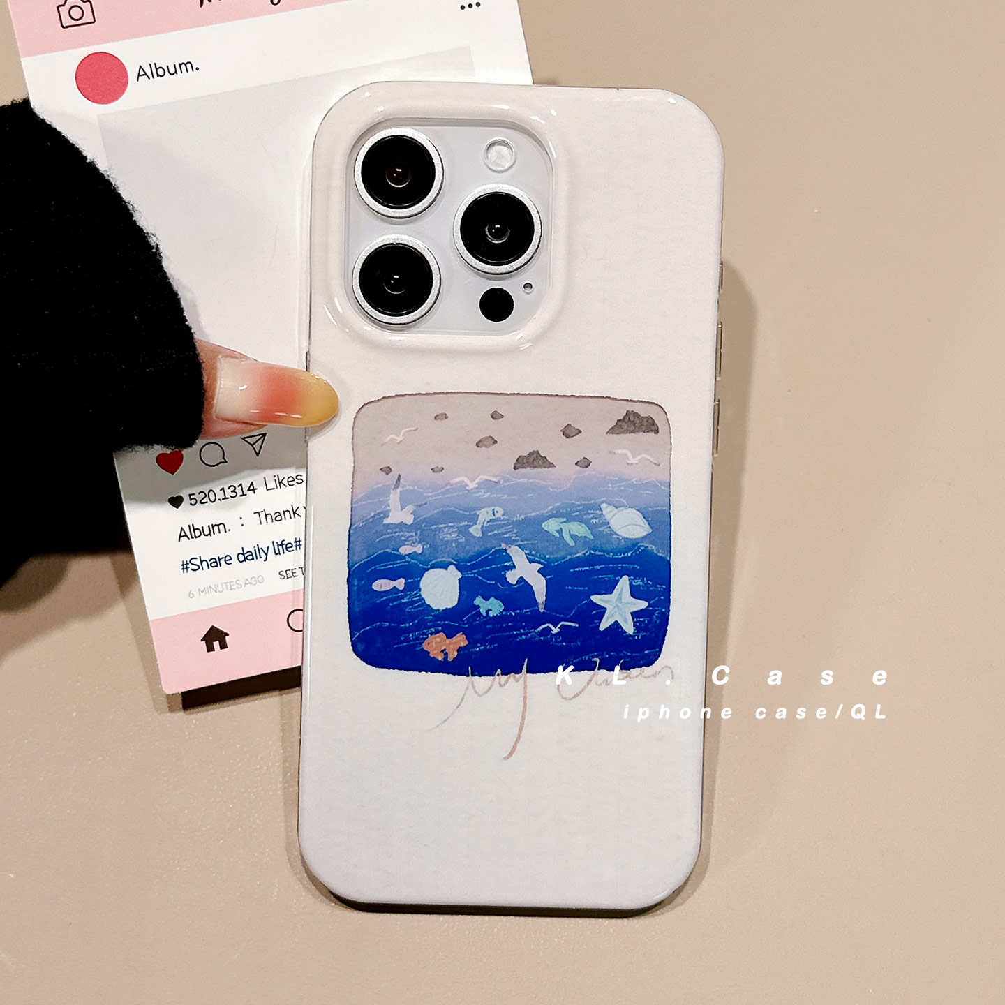 适用于iPhone亚克力ins手机壳