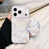 壳侣适用苹果17手机壳iPhone17promax新款 16Pro防摔保护套15硅胶14全包13小众高级感可爱兔子磁吸带支架软女p