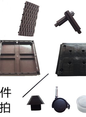 十亩田园艺40款种植箱咖啡色款配件阳台菜园特大长方形屋顶种菜盆