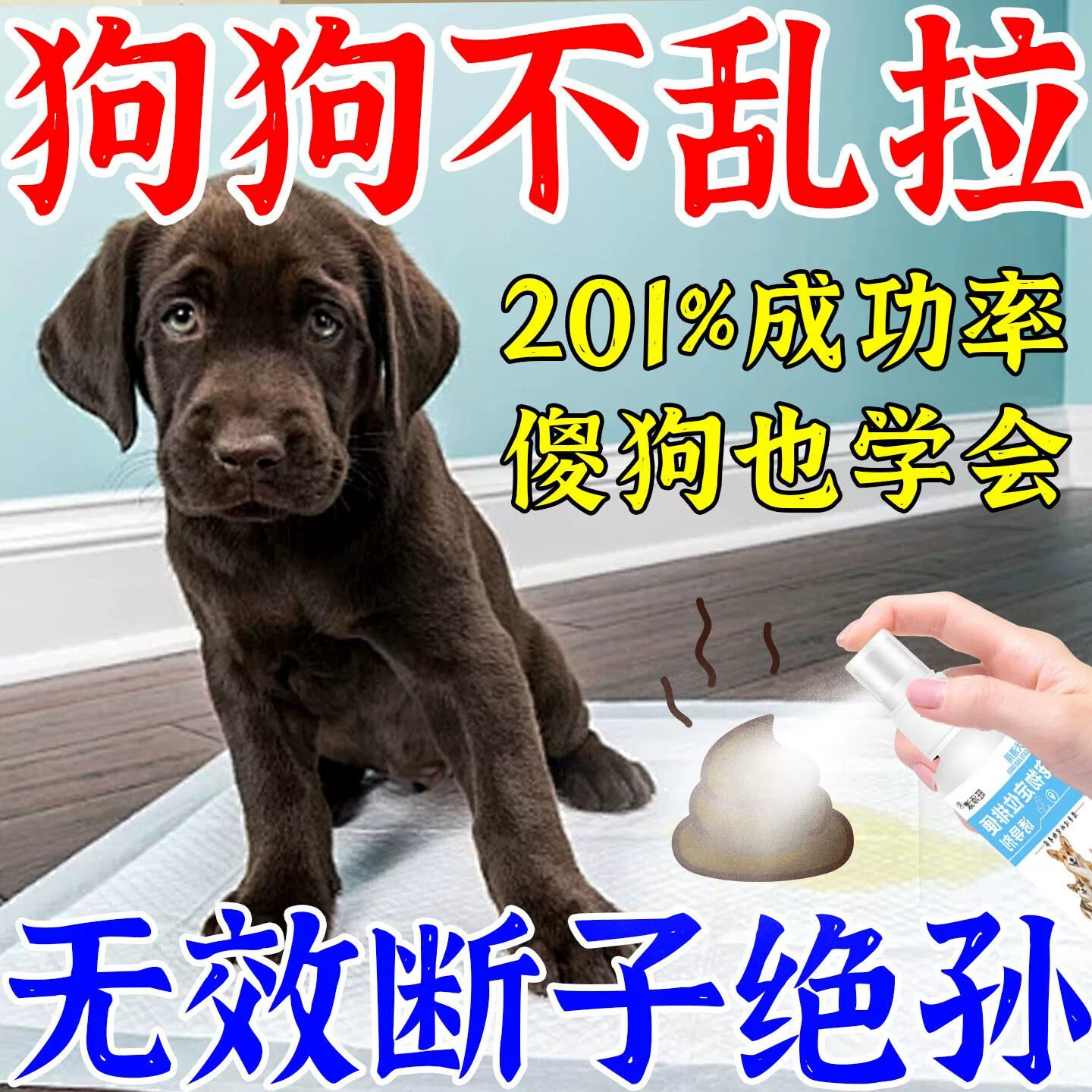 狗狗定点排便神器宠物不乱拉屎上厕所诱导剂引大小便尿垫定点训练