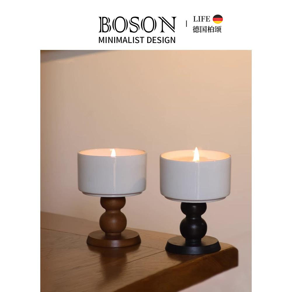 BOSON·Spike·香薰蜡烛卧室高级感木质香家用持久艺术摆件 |穗梦