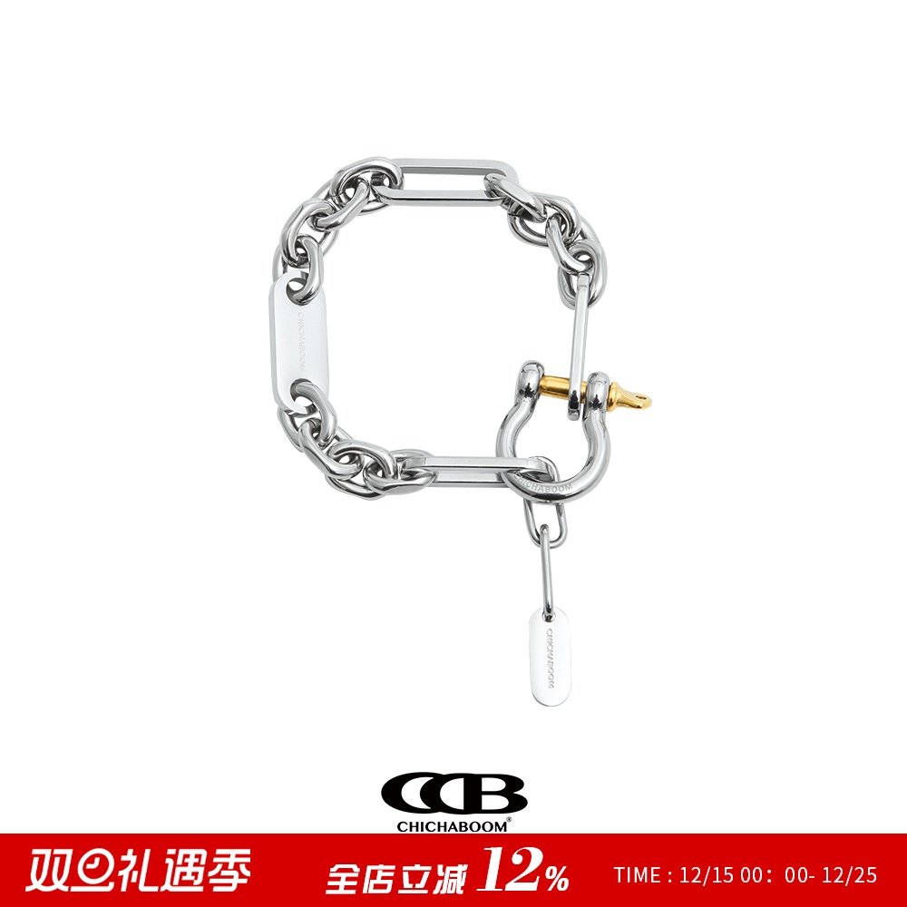 CHICHABOOM男女通用钛钢手链