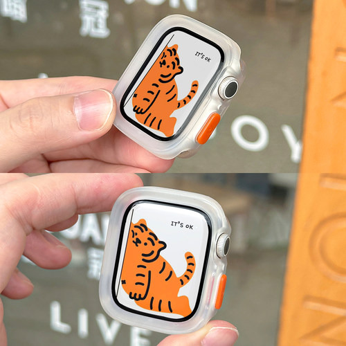 适用iWatch防摔铠甲硅胶软壳