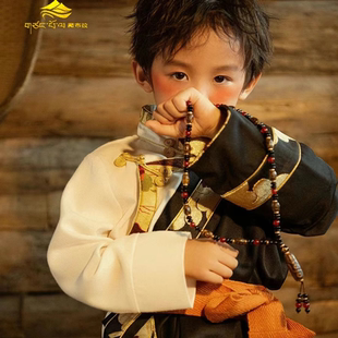 藏布拉新款藏族服装儿童藏式藏袍2025新款藏式民族风藏装套装男童