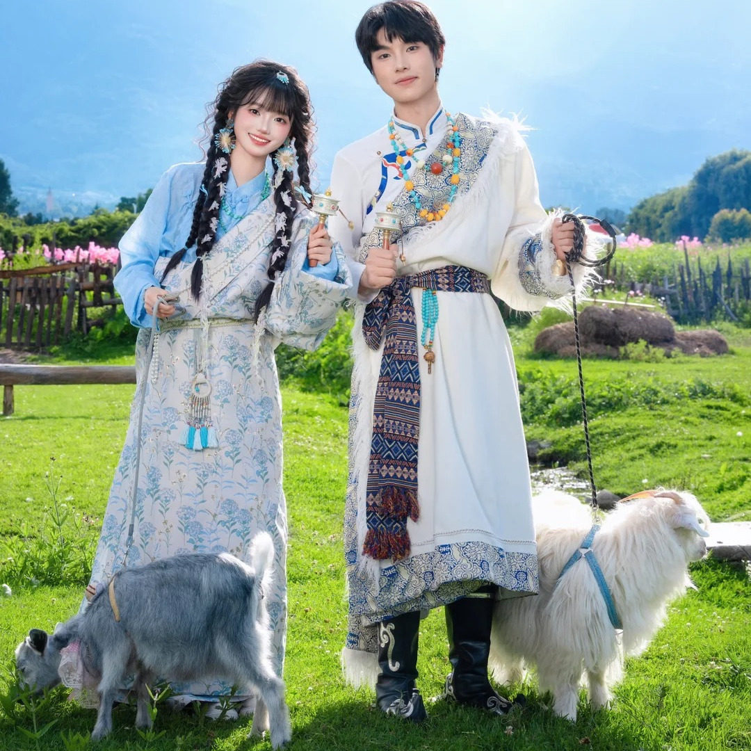 雪域青花藏布拉2025新款藏族旅拍