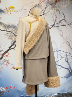 冬天藏装外搭新款防寒外套男士加厚西藏服装民族特色藏式藏袍保暖