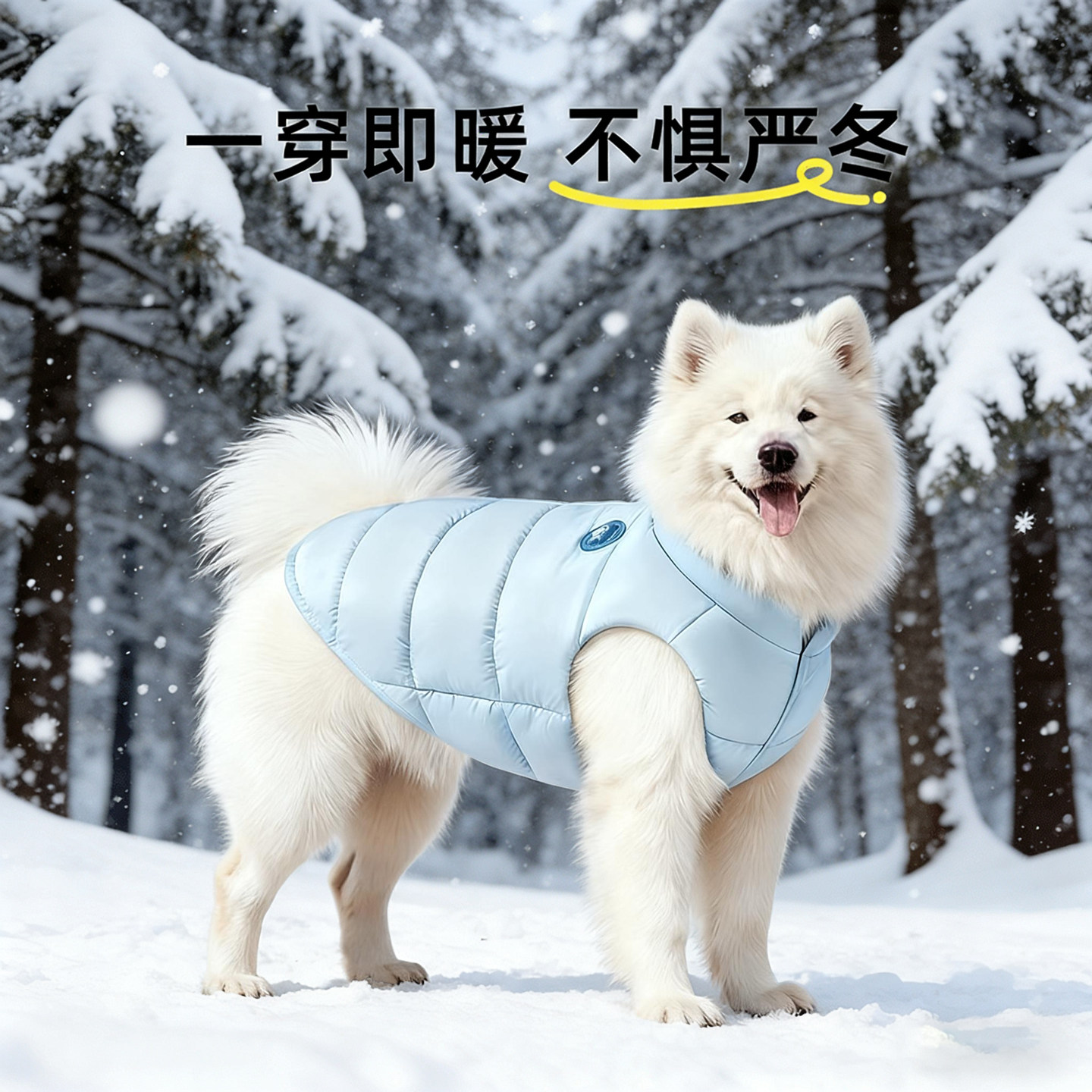 狗狗衣服冬款防寒保暖棉衣宠物边牧金毛萨摩耶大型犬加绒加厚棉服